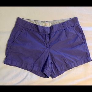 J.Crew Purple Chino Shorts